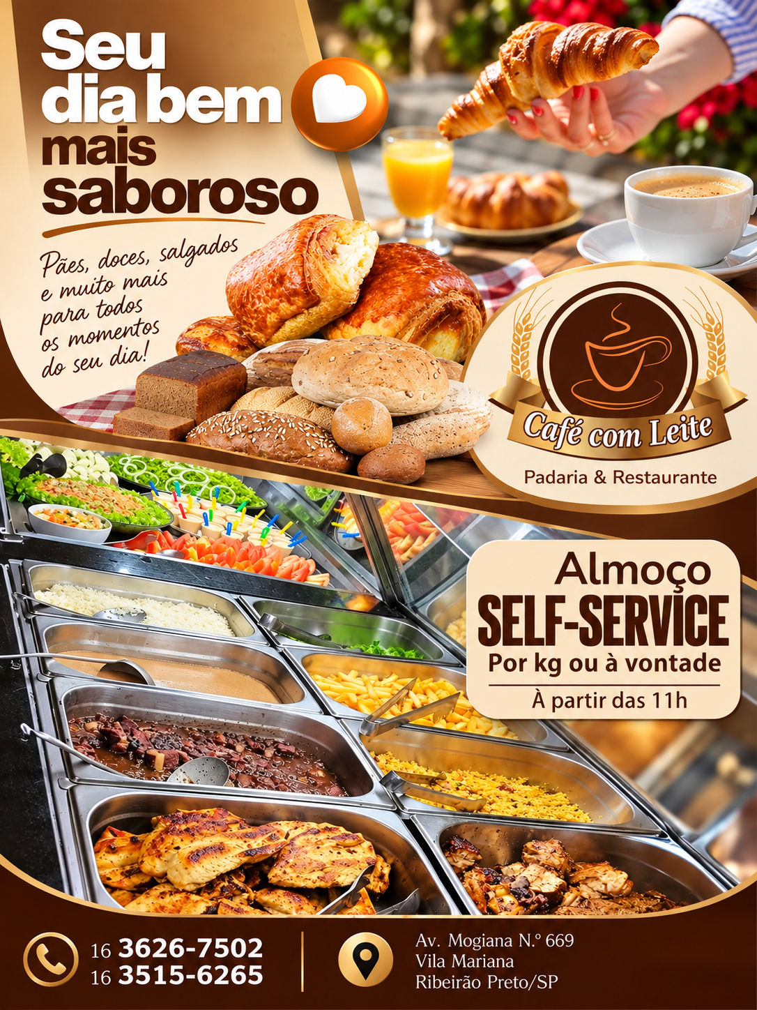 Café com Leite_ Sabores do Dia